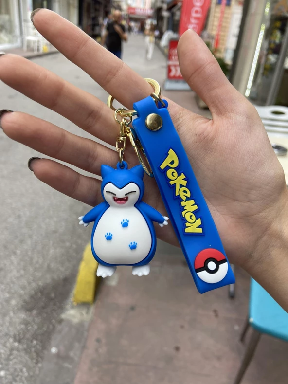 Pokemon Karakterler Silikon Anahtarlık