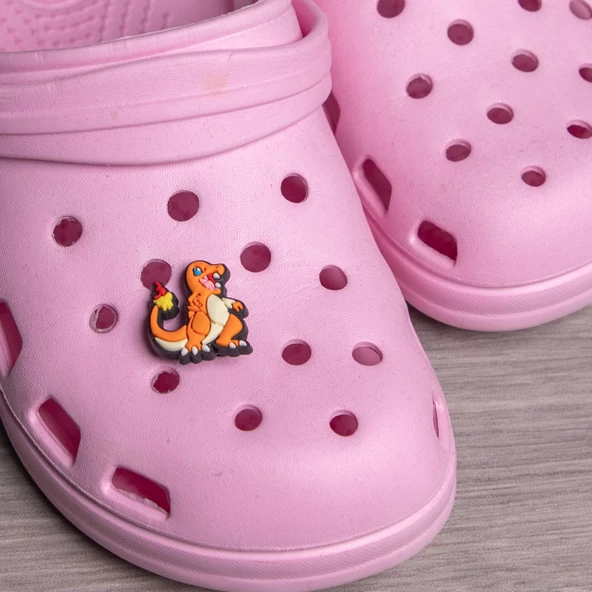 Turuncu Dinazor Terlik Süsü