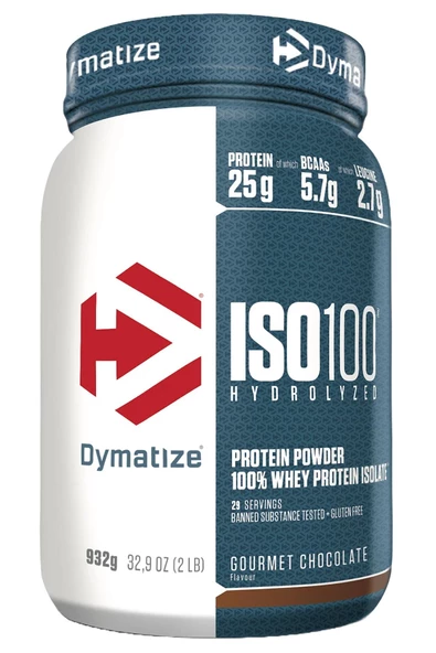 Dymatize ISO 100 Hydrolyzed Whey Protein Isolate Çikolata 932GR