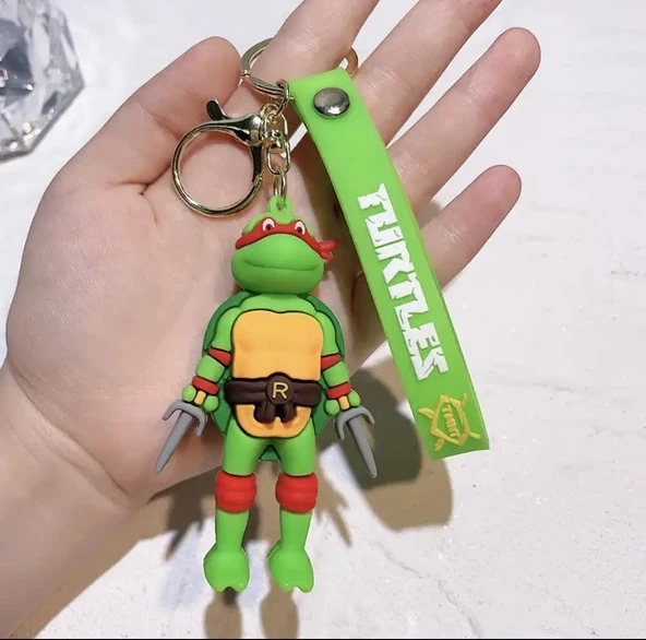 Ninja Kaplumbağalar Anahtarlık Ve Çanta Aksesuarı  MODEL 3 ürün görseli