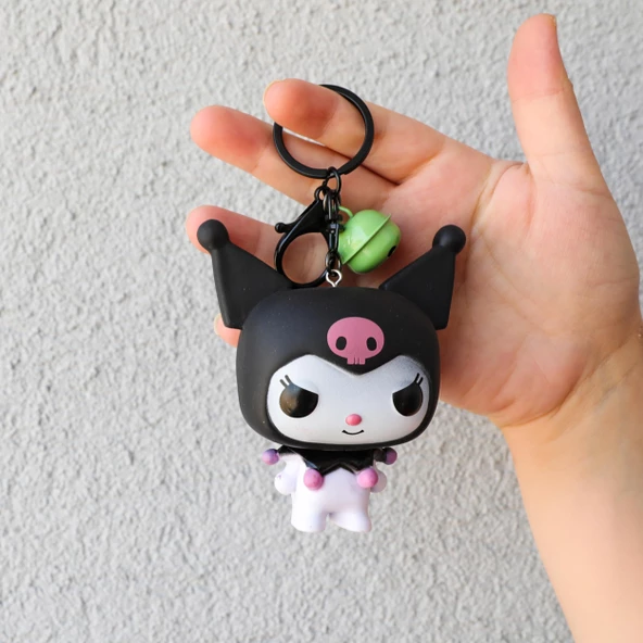 Sanrio Kuromi 3D  Figür Anahtarlık ürün görseli