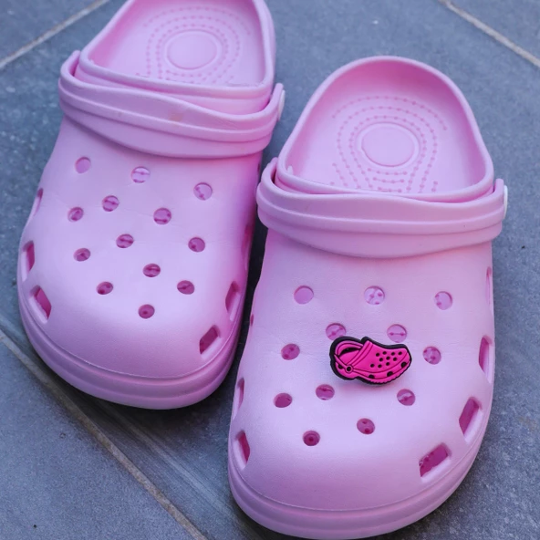 Pembe Crocs Terlik Süsü - 2