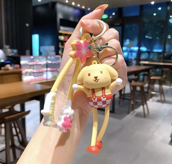Sanrio Karakterler  Uzun Bacaklı  Anahtarlık ve Çanta Süsü - Resim 3