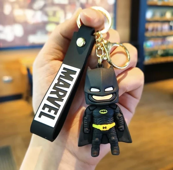Batman Figürlü Silikon Anahtarlık - 2