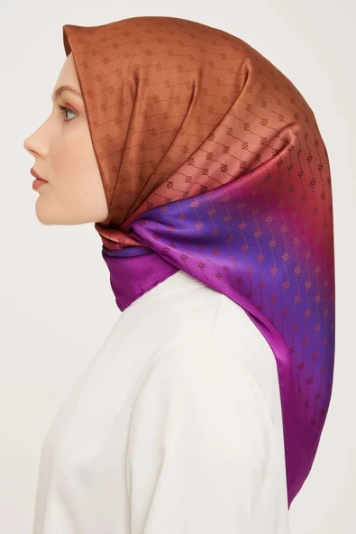 ARMİNE DJ SAF İPEK EŞARP 9003D (S)  (NOSTALJİ SURA) - 8