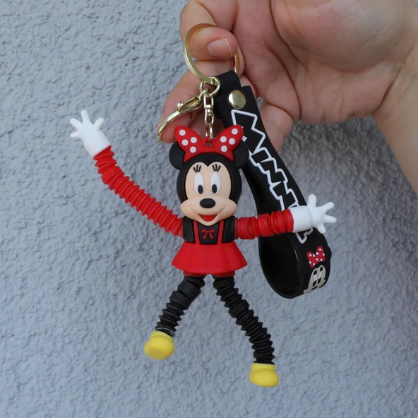 Disney Minnie Mouse  Uzayan Anahtarlık Ve Çanta  Süsü - 1
