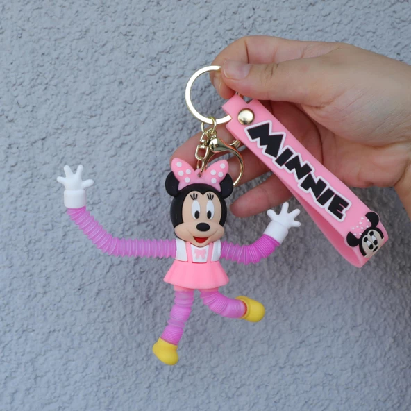 Disney Minnie Mouse  Uzayan Anahtarlık Ve Çanta  Süsü - 3