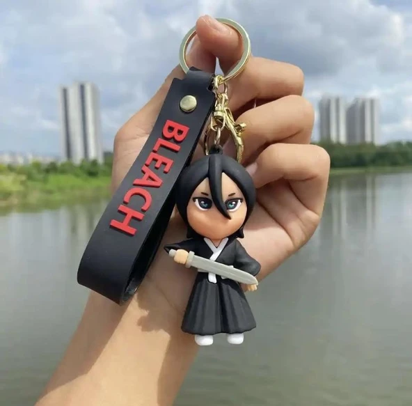 Anime Bleach Karakterleri Silikon Anahtarlları Çanta Süsü - 2