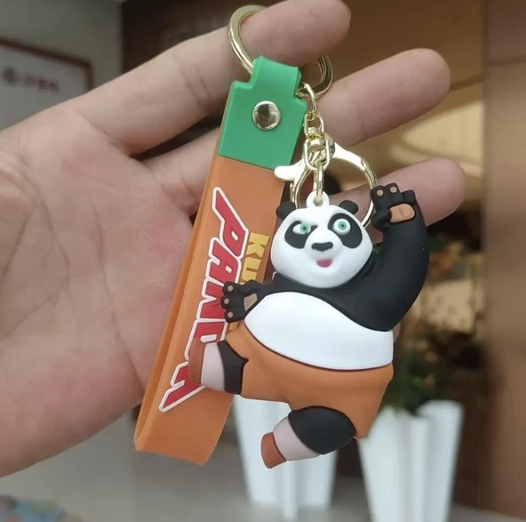 Kung Fu Panda -Sevimli Panda Anahtarlık ve Çanta Süsü - Resim 2