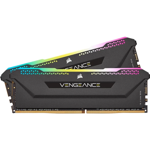 CORSAIR  RAM -CMH32GX4M2Z3600C18 VENGEANCE RGB PRO SL 32GB 2x16GB DDR4 DRAM 3200MHz C16 Memory Kit - White