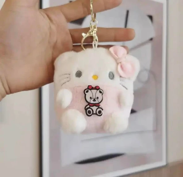 Hello Kitty Peluş Anahtarlık Bozuk Para Cüzdanı