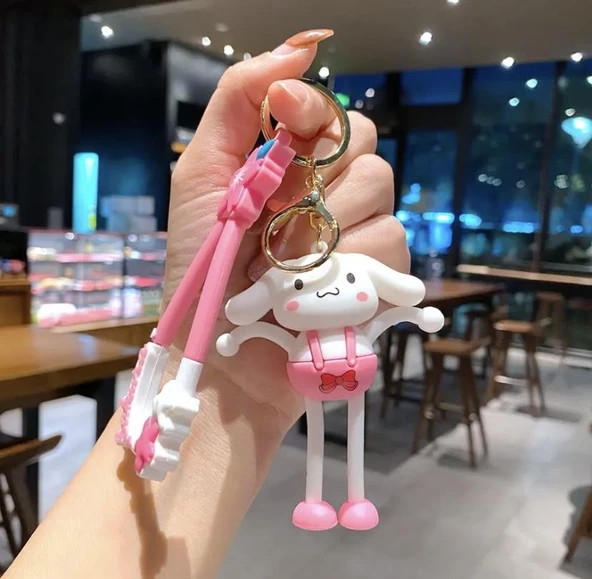 Sanrio Karakterler  Uzun Bacaklı  Anahtarlık ve Çanta Süsü - Resim 6