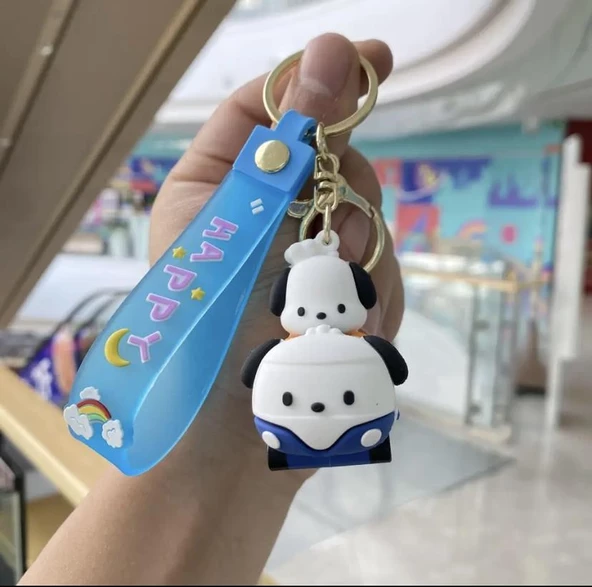 Sanrio Karakterleri Araba Tasarımlı Anahtarlık - Resim 3