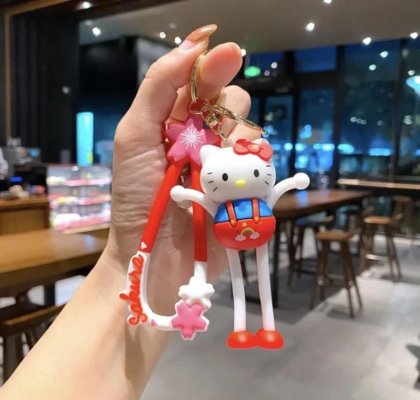 Sanrio Karakterler  Uzun Bacaklı  Anahtarlık ve Çanta Süsü - Resim 4