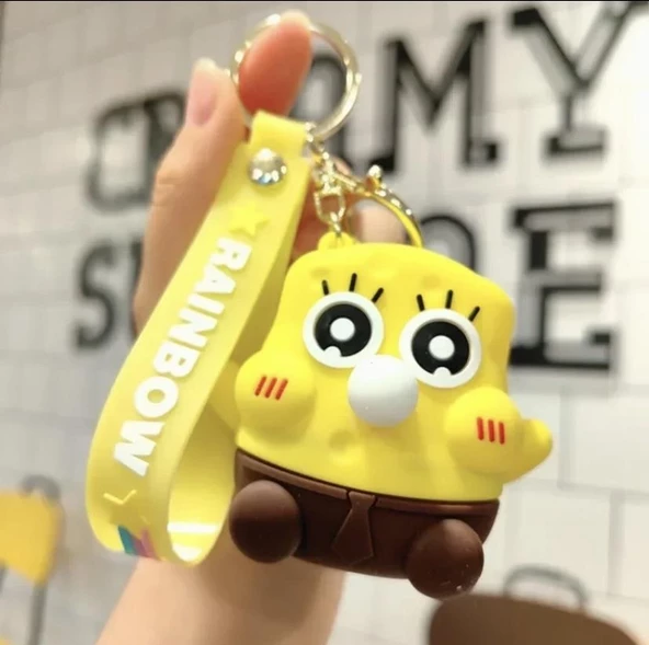 SüngerBob Stres  Atıcı  Anahtarlık  Çanta Süsü - Resim 6