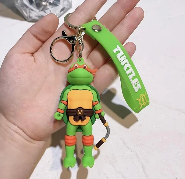 Ninja Kaplumbağalar Anahtarlık Ve Çanta Aksesuarı  MODEL 3 - Resim 5