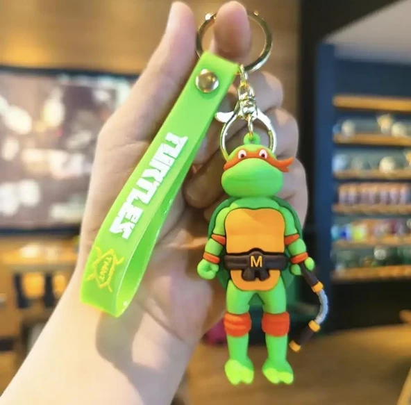 Ninja Kaplumbağalar Anahtarlık Ve Çanta Aksesuarı  MODEL 3 - Resim 4