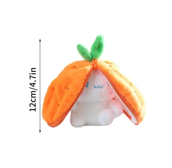 Meyve Kaplamalı Fermuarlı Cinnamaroll Peluş Anahtarlık - Resim 5