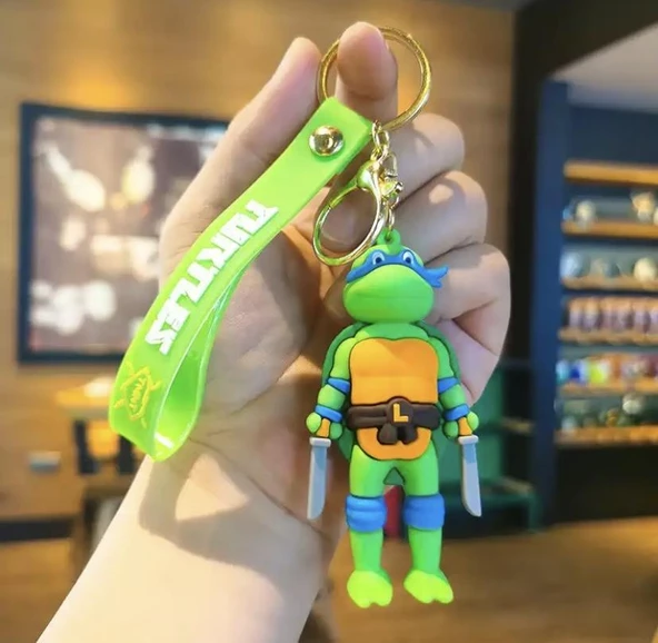 Ninja Kaplumbağalar Anahtarlık Ve Çanta Aksesuarı  MODEL 3 - Resim 6