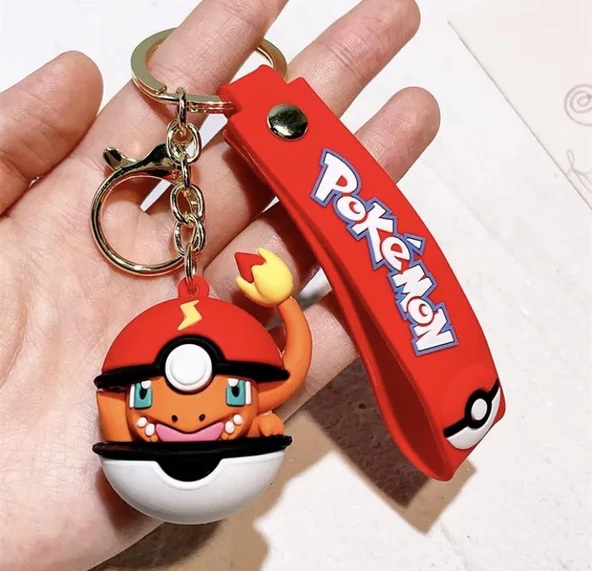 Pokemon pikachu Topu  Anahtarlık Ve Çanta Aksesuarı - 3