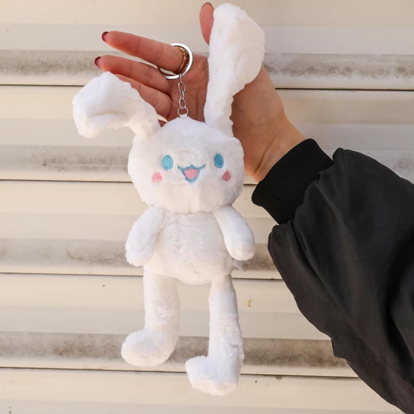 Sanrio Cinnamoroll Uzayan Kulaklı Peluş Anahtarlık ürün görseli