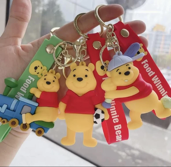 Disney Winniie The Pooh  1 ADET Anahtralık Çanta SÜSÜ - 3