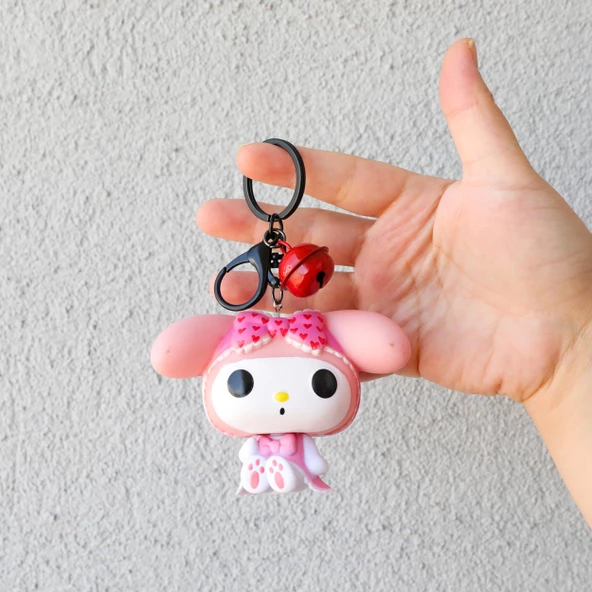 Sanrio Kuromi 3D  Figür Anahtarlık - Resim 9