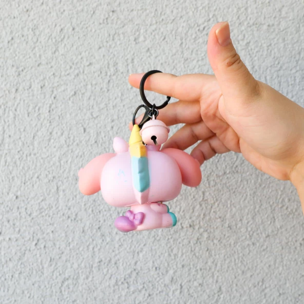 Sanrio Kuromi 3D  Figür Anahtarlık - Resim 6