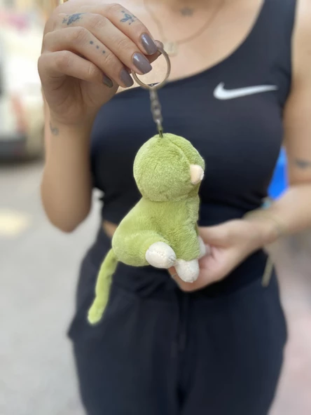 Sevimli  Maymun Anahtarlık Çanta Süsü - Resim 4