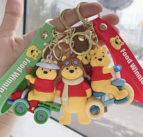 Disney Winniie The Pooh  1 ADET Anahtralık Çanta SÜSÜ - 6
