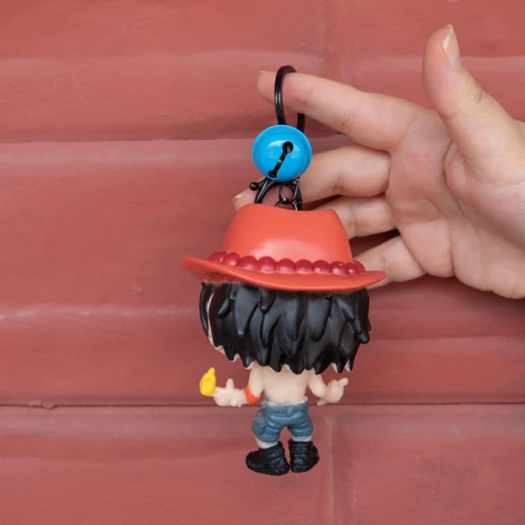 One Piece Portgas D. Ace Figür  Anahtarlık - Resim 2