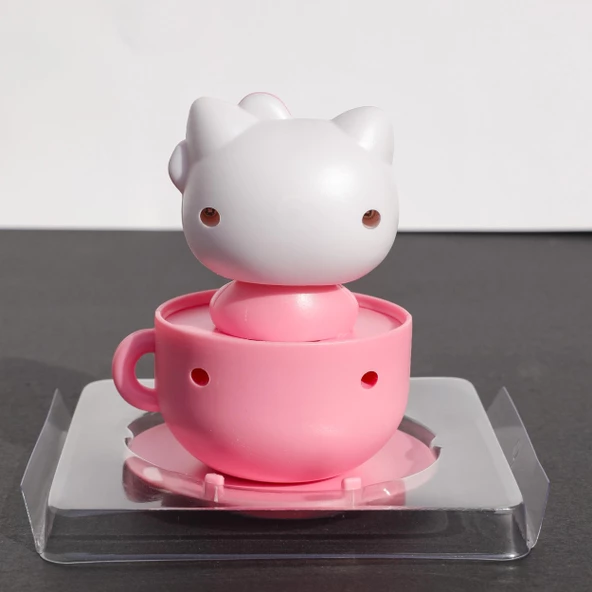 Güneş Enerjisi İle Hareket Eden  Hello Kitty Biblo Figür - 3
