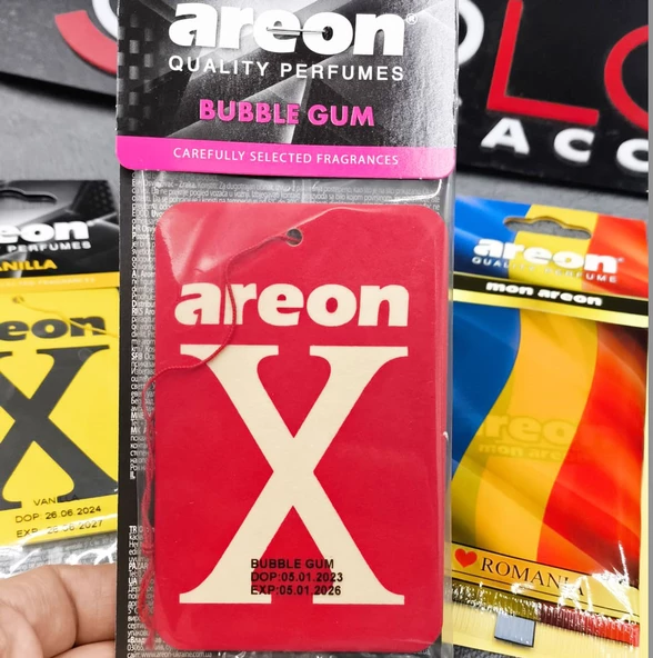 Areon X Model Lastikli Ayna Kokusu 4'lü Romania Set - 5