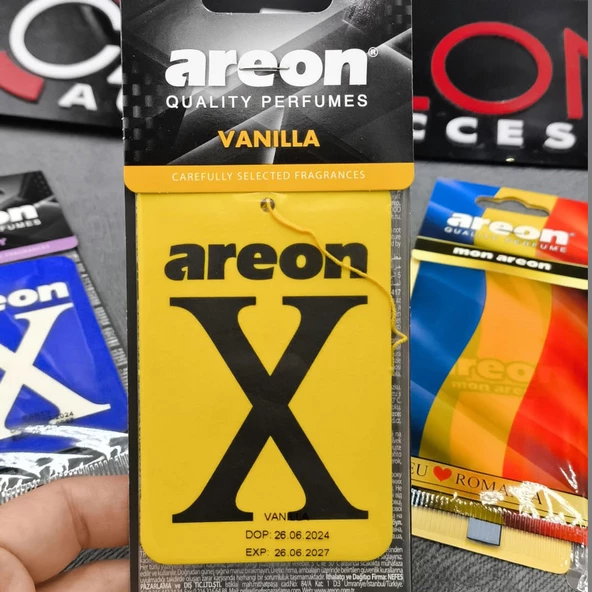 Areon X Model Lastikli Ayna Kokusu 4'lü Romania Set - 4