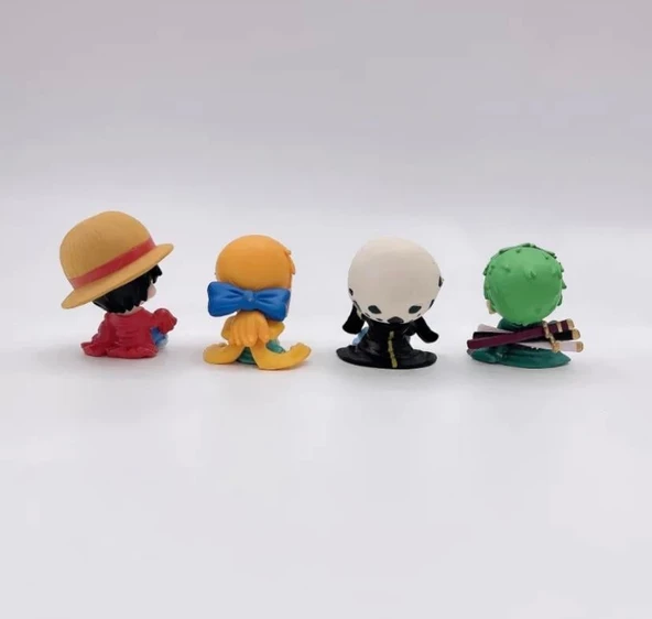 One Piece Zoro Anime 4 Parça Mini Figür Seti - 3