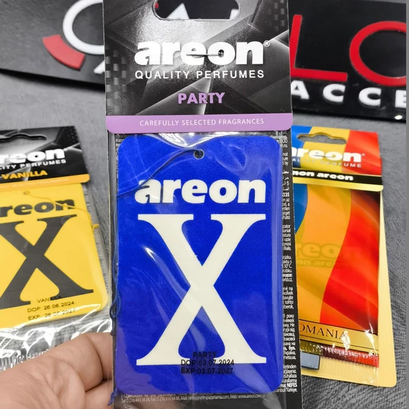 Areon X Model Lastikli Ayna Kokusu 4'lü Romania Set - 3