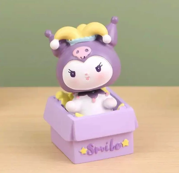 Kuromi Figürlü Sallanan Kafa Masaüstü Araç Süsü - 2