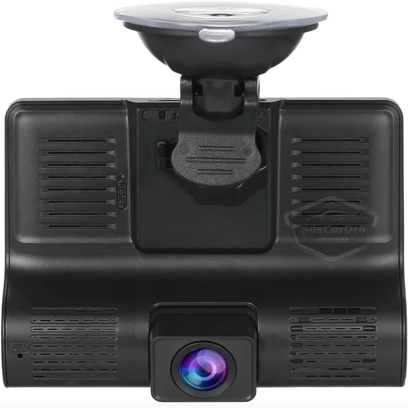 3 Kameralı Kayıt Cihazı İç Ön Arka Geri Görüş Kameralı Monitör 4.0" 1080P Full HD Kayıt Çarpışma Algılayıcı Sensörlü Gece Görüşlü Park Sensörü Sesli Yol Kayıt - 10