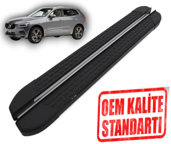 XC60 2017 2018 2019 2020 2021 2022 2023 2024 ARACA ÖZEL NEVADA SİYAH YAN BASAMAK