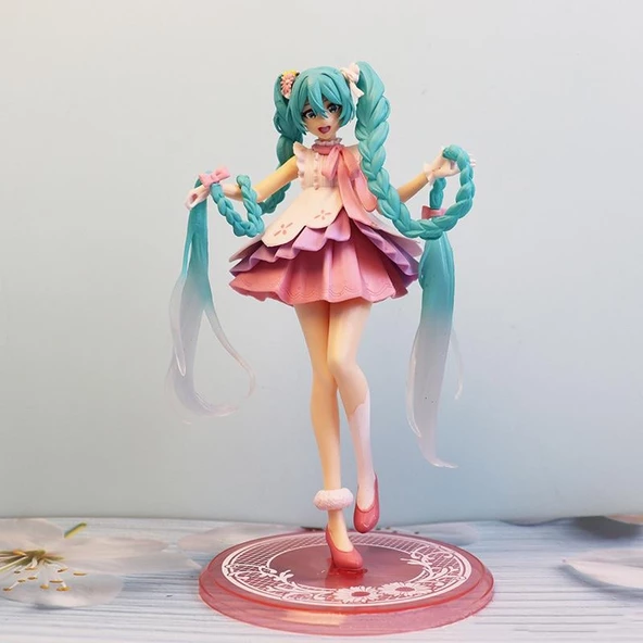 Anime Hatsune Hatsune Miku Vocaloid Wonderland Aksiyon Figür 20 Cm ürün görseli