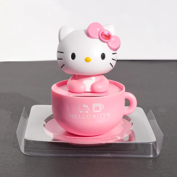 Güneş Enerjisi İle Hareket Eden  Hello Kitty Biblo Figür - 2