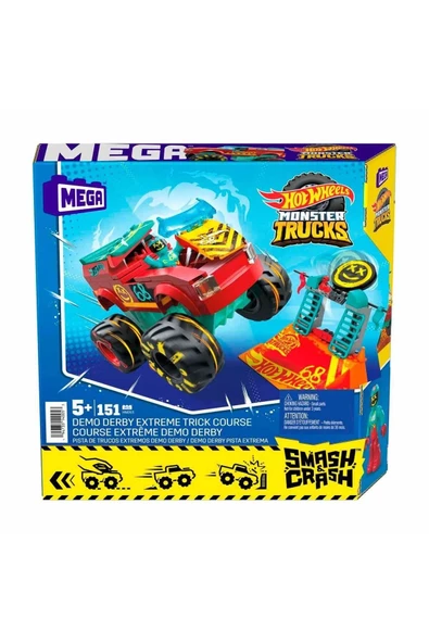 HNG53 MEGA Hot Wheels Smash N Crash Demo Derby Extreme Çarpışma Seti