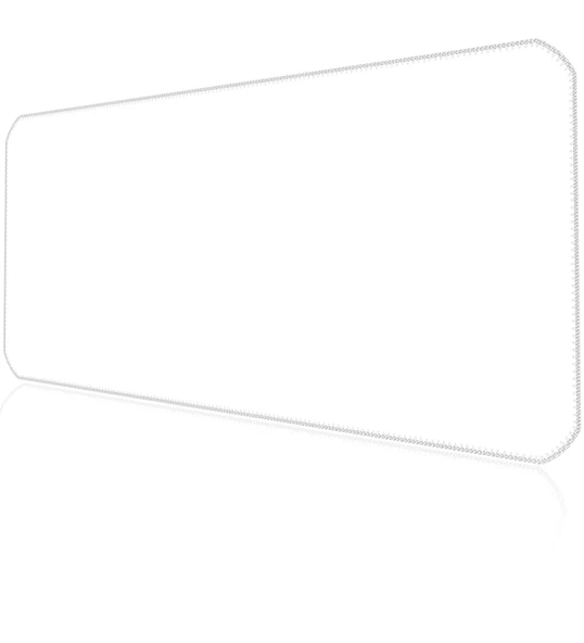 90x40 Logosuz Beyaz-White XXL Büyük Boy ilyuka MP349040 Gaming Mousepad Dikişli Kenar Kaymaz Taban 90x40cm