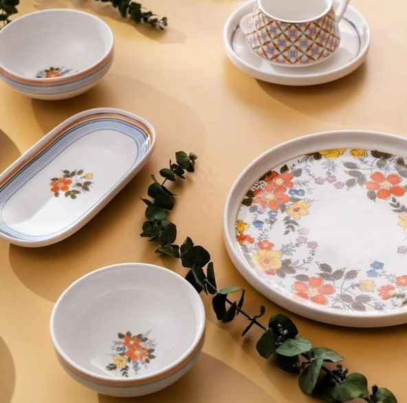 Emsan Teraryum Multicolor 32 Parça 6 Kişilik Kahvaltı Seti - 4