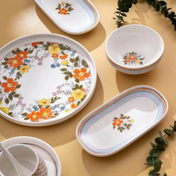 Emsan Teraryum Multicolor 32 Parça 6 Kişilik Kahvaltı Seti - 2