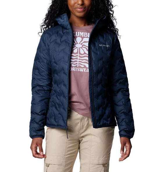 Columbia Delta Ridge™ II Down Hooded Jacket Kadın Outdoor Mont WK2769 - 5