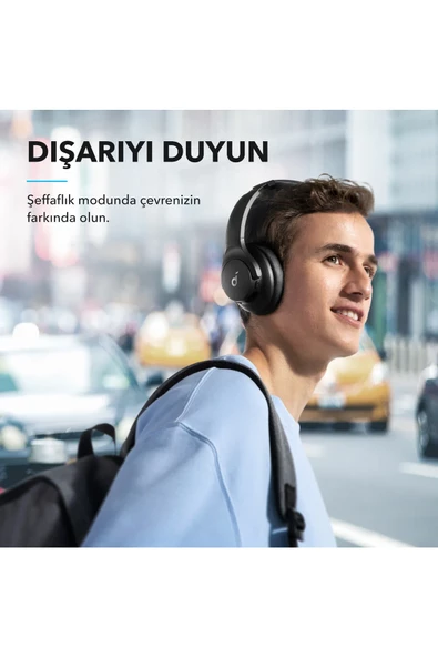 Soundcore Life Q20i Bluetooth Kablosuz Kulaklık Hibrit Aktif Gürültü Önleyici Anc Siyah A3004 - 6