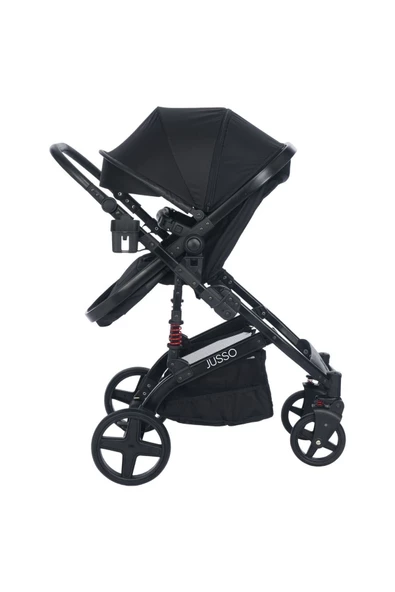 Jusso Pro Max Travel Sistem Bebek Arabası Siyah Siyah - 4