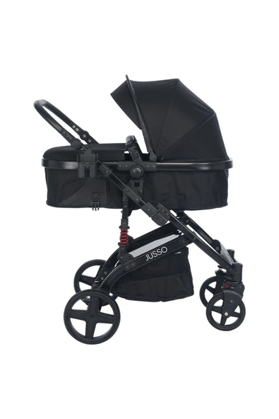 Jusso Pro Max Travel Sistem Bebek Arabası Siyah Siyah - 5