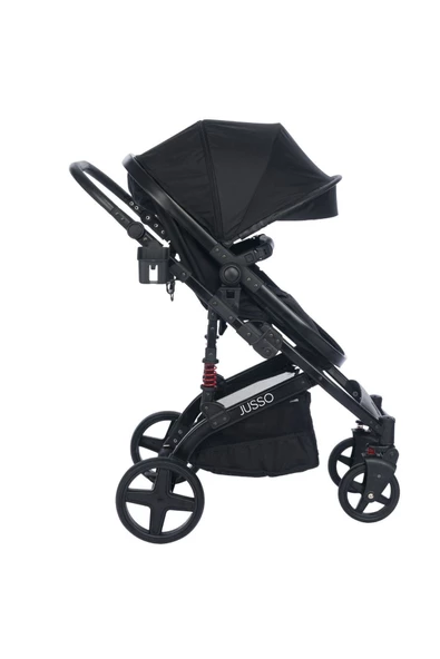 Jusso Pro Max Travel Sistem Bebek Arabası Siyah Siyah - 3